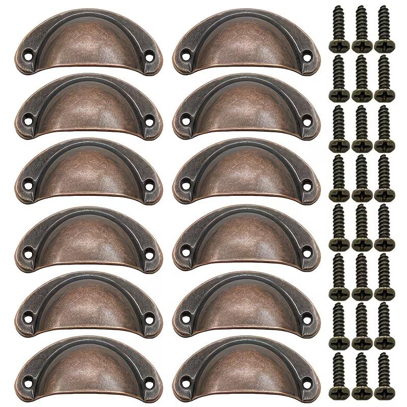 WTEMPO Vintage Drawer Pulls & Knobs Retro Cabinet Hardware with Screws Double Hole Installation Kitchen Cabinets Dressers Wardrobes Metal Handles 1set коричневий
WTEMPO Vintage Drawer Pulls & Knobs Retro Cabinet Hardware with Screws Double Hole Installation Kitchen Cabinets Dressers Wardrobes Metal Handles 1set коричневий