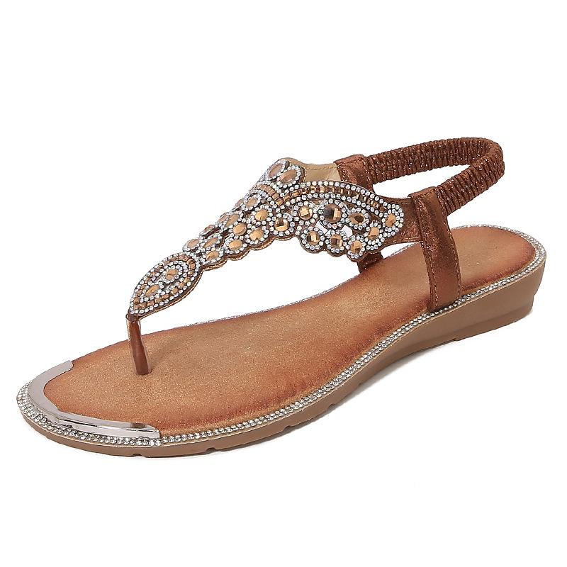 IELTS Run Large Size Hollow, Flat Bottom Rhinestone Sandals, Bohemian Comfort Women s Shoes Summer-A 36
IELTS Run Large Size Hollow, Flat Bottom Rhinestone Sandals, Bohemian Comfort Women s Shoes Summer-A 36