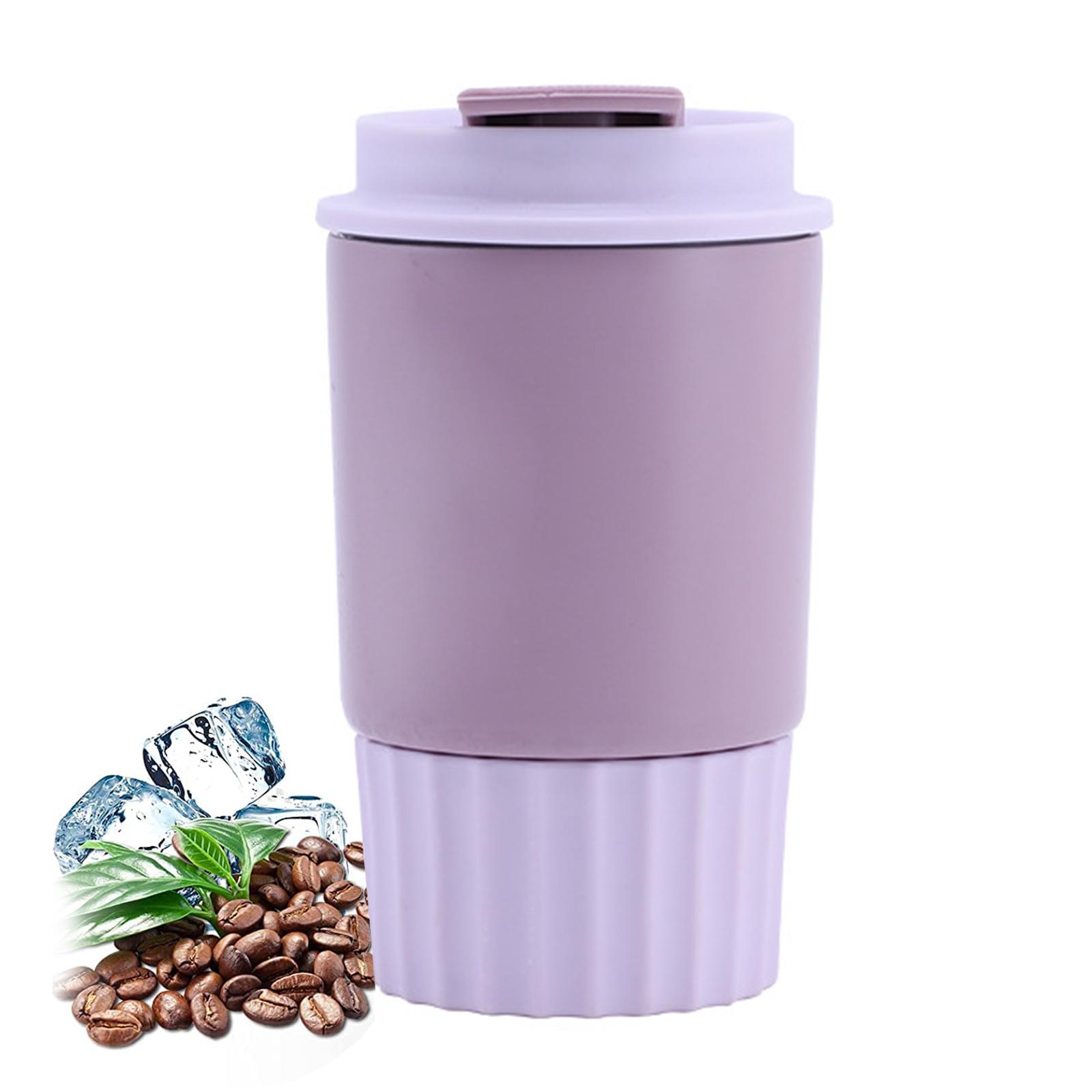 360ml Thermal Insulation Coffee Mug Portable Reusable Scald proof 304 Stainless Steel Travel Water Cups Lavender purple
360ml Thermal Insulation Coffee Mug Portable Reusable Scald proof 304 Stainless Steel Travel Water Cups Lavender purple