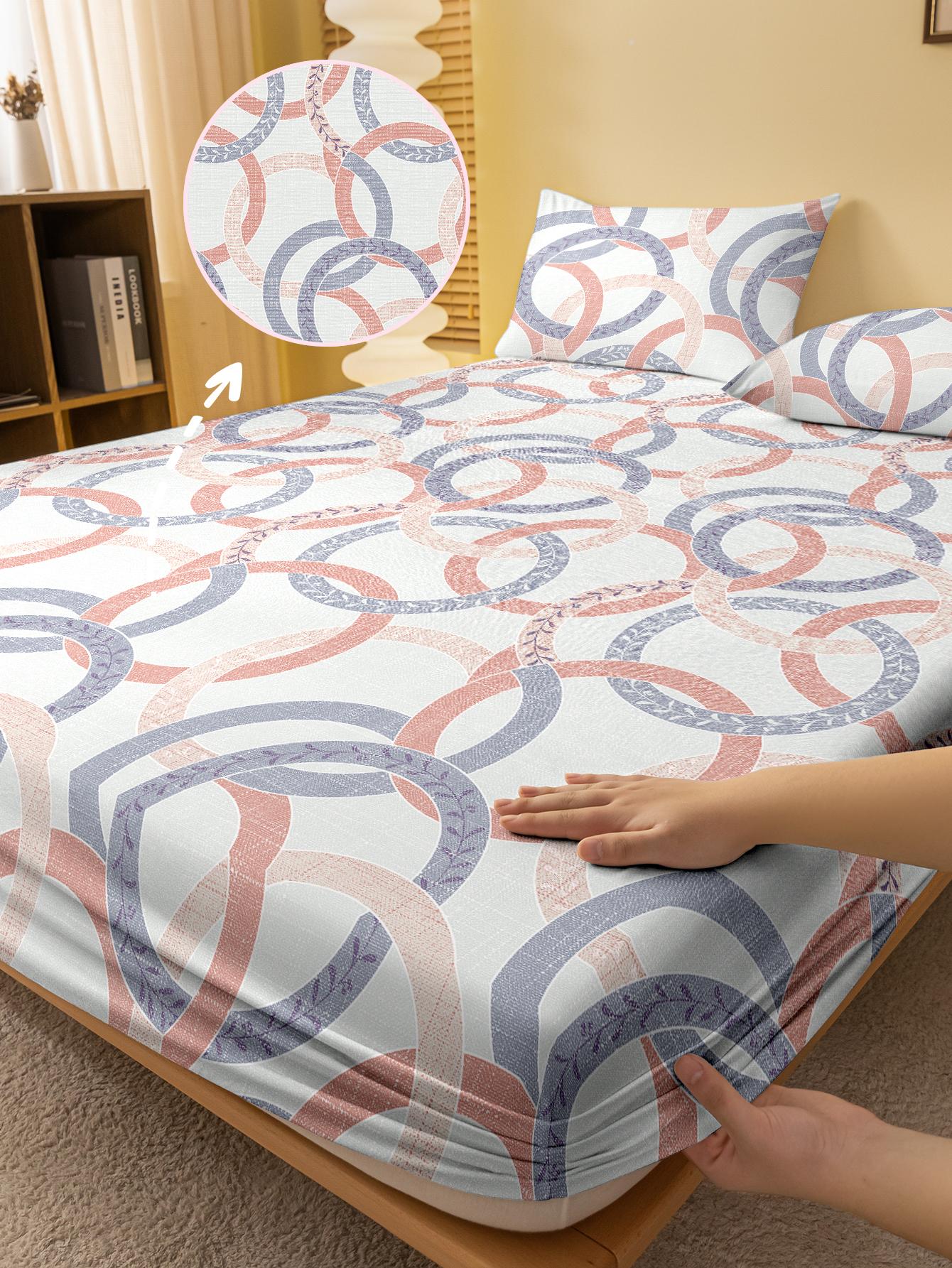 1 Simple Modern Circles Geometry Printed Matte Fitted Sheet, Bedroom Printed Bed Cover, Bedding (Excluding Pillowcases) 71x132cm
1 Simple Modern Circles Geometry Printed Matte Fitted Sheet, Bedroom Printed Bed Cover, Bedding (Excluding Pillowcases) 71x132cm