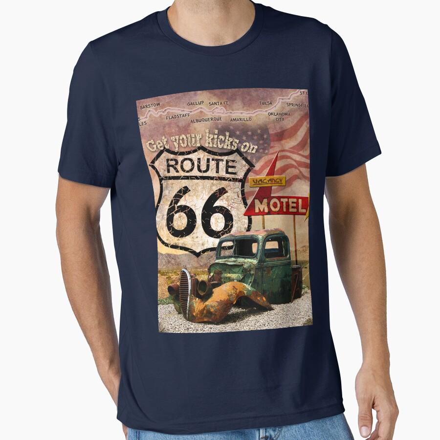 Get your Kicks on Route 66 us highway sign Vintage The Mother Road printed T Shirt for men large size Adult tops S-6XL 4XL
Get your Kicks on Route 66 us highway sign Vintage The Mother Road printed T Shirt for men large size Adult tops S-6XL 4XL