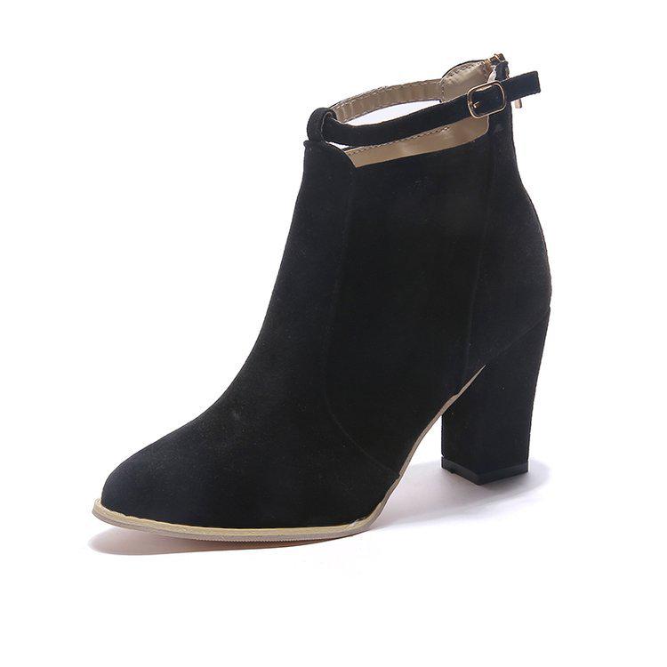 2025 Autumn/Winter British Style Ankle Boots with Chunky Heels, High Heel, Single Lining, Back Zipper, Plus Size Martin Boots. 40 чорний
2025 Autumn/Winter British Style Ankle Boots with Chunky Heels, High Heel, Single Lining, Back Zipper, Plus Size Martin Boots. 40 чорний