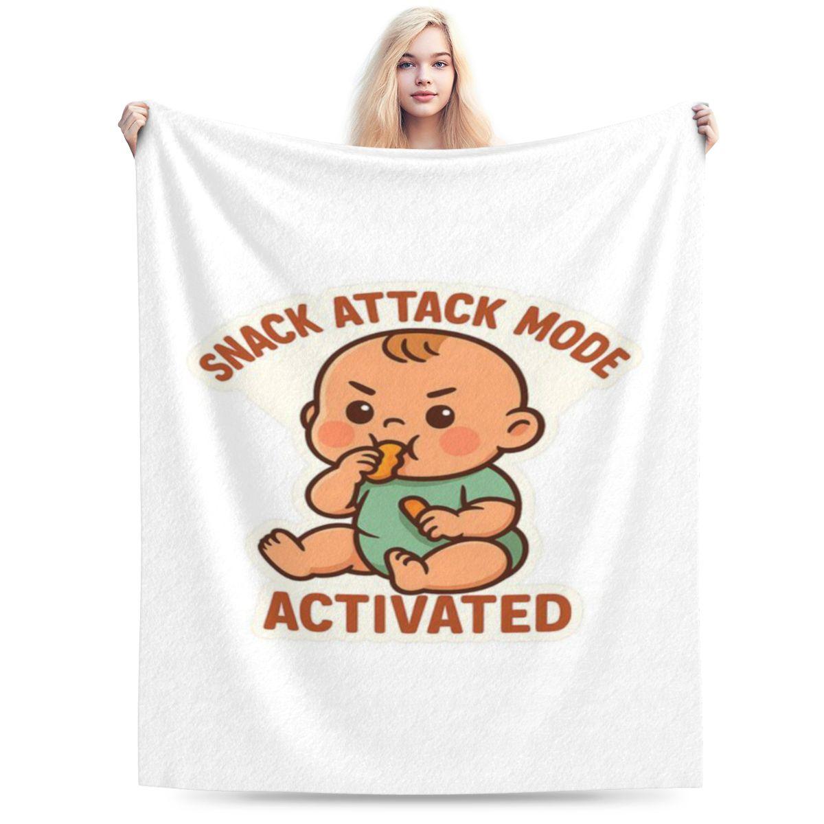 Snack Attack Mode Activated Funny Baby Sticker Personalized Soft Decorate Home An UltraSoft Micro Fleece Blanket 75x100cm 30x40in
Snack Attack Mode Activated Funny Baby Sticker Personalized Soft Decorate Home An UltraSoft Micro Fleece Blanket 75x100cm 30x40in