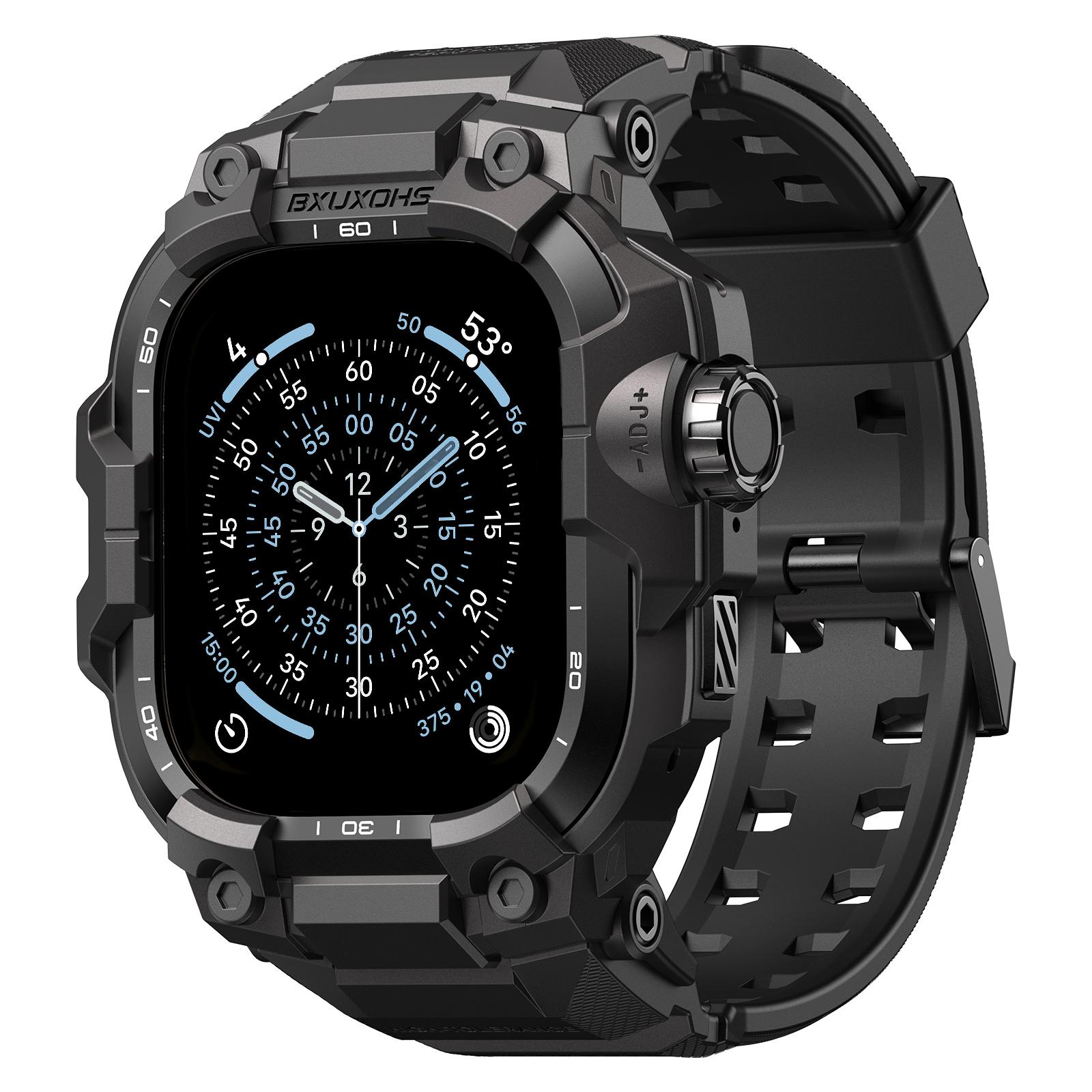 Чехол+Тактический ремешок для ремешков Apple Watch Ultra 3 2 49мм 46мм 45мм 44мм ТПУ покрытие Металлический браслет iwatch series 11 10 9 8 7 6 SE 46MM (Series 11 10)
Чехол+Тактический ремешок для ремешков Apple Watch Ultra 3 2 49мм 46мм 45мм 44мм ТПУ покрытие Металлический браслет iwatch series 11 10 9 8 7 6 SE 46MM (Series 11 10)