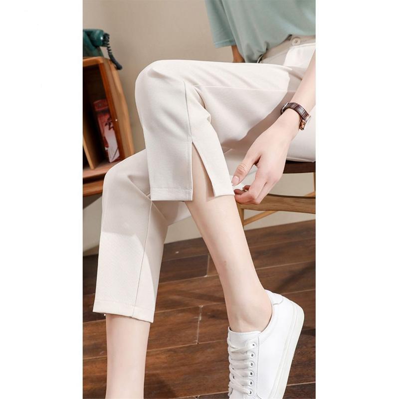 Новая весенне-осенняя мода, повседневные простые прямые брюки-кюлоты с высокой талией и разрезом для работы XXL абрикосовый
Новая весенне-осенняя мода, повседневные простые прямые брюки-кюлоты с высокой талией и разрезом для работы XXL абрикосовый