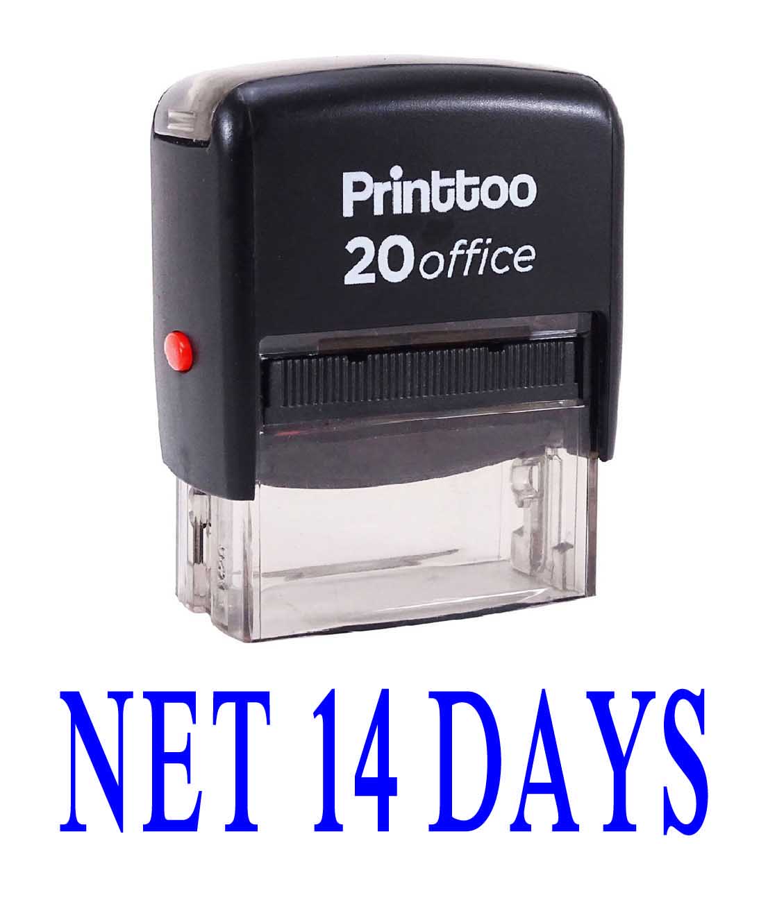 Printtoo Rubber Stamp NET 14 DAYS Self Inking Office Stationary Custom 14 mm x 38 mm (Approx) синій
Printtoo Rubber Stamp NET 14 DAYS Self Inking Office Stationary Custom 14 mm x 38 mm (Approx) синій