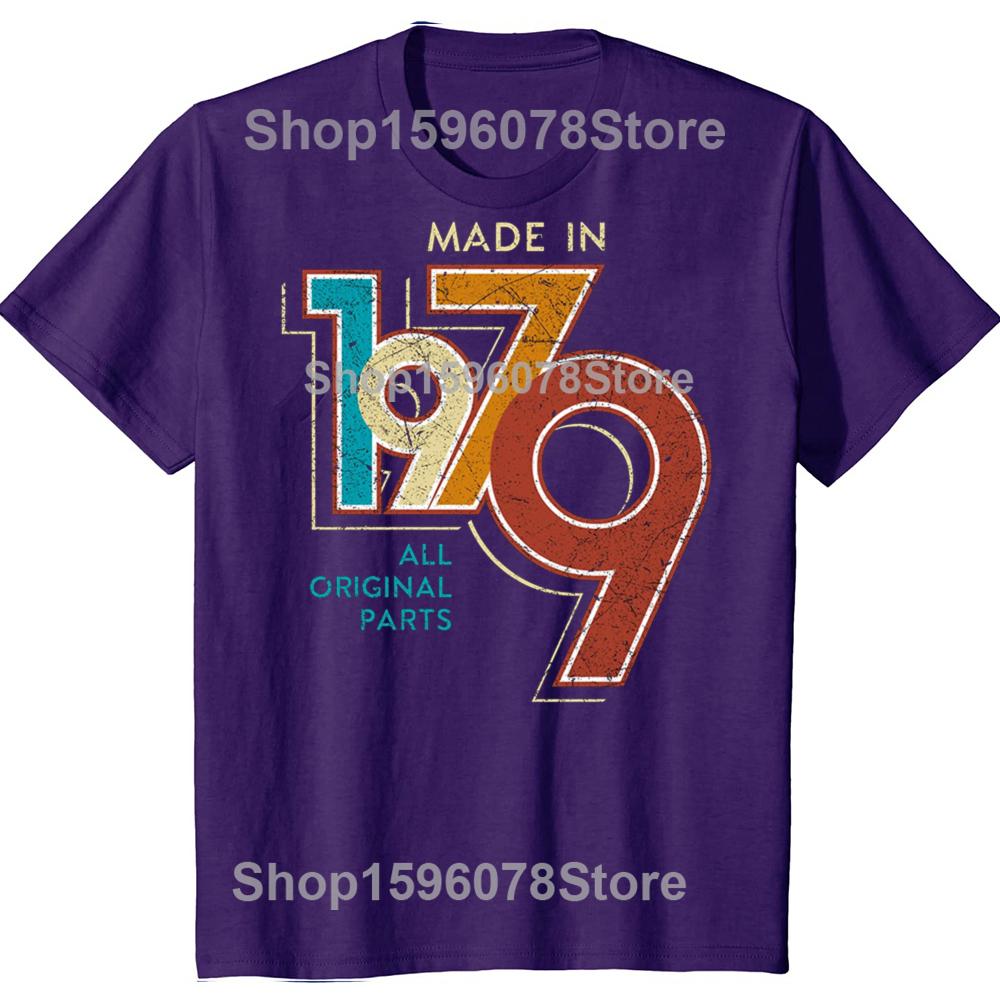 Funny 1979 Vintage Retro Classic 70s 100% Cotton T-shirts Men Women s Fashion Casual Tshirt Loose Oversized Streetwear T Shirt XL
Funny 1979 Vintage Retro Classic 70s 100% Cotton T-shirts Men Women s Fashion Casual Tshirt Loose Oversized Streetwear T Shirt XL