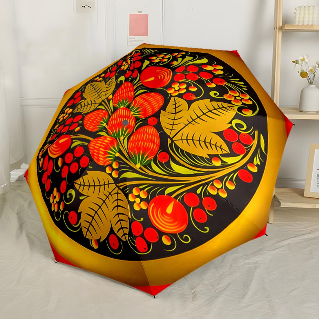 Autumnal Foliage And Pumpkins Automatic Umbrella Compact 8-Rib Design Foldable Design for Outdoor Daily Use Outdoor Accessory
Autumnal Foliage And Pumpkins Automatic Umbrella Compact 8-Rib Design Foldable Design for Outdoor Daily Use Outdoor Accessory