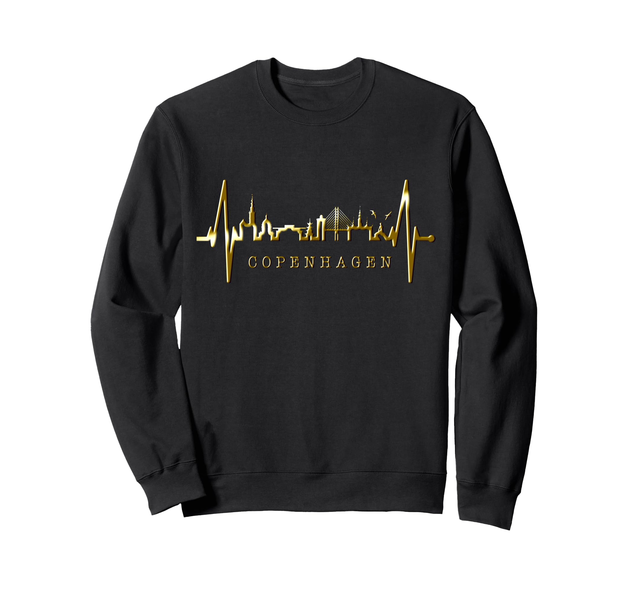 Copenhagen Skyline Heartbeat Denmark I Love Copenhagen Sweatshirt
Copenhagen Skyline Heartbeat Denmark I Love Copenhagen Sweatshirt