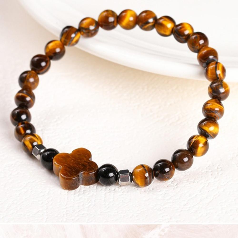 Elastic Yellow Tiger Eye Stone Bracelets Classic Round Beaded Hand Chain Unisex жовтий
Elastic Yellow Tiger Eye Stone Bracelets Classic Round Beaded Hand Chain Unisex жовтий