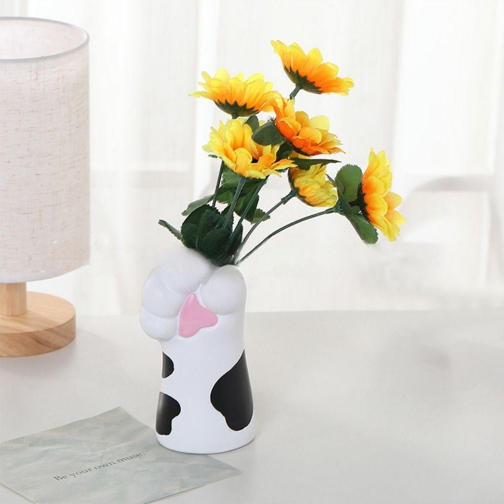 Resin Crafts Cat Claw Flower Vase Painted Cat Claw Holder Cartoon Desktop Plants Pot Office Style 2
Resin Crafts Cat Claw Flower Vase Painted Cat Claw Holder Cartoon Desktop Plants Pot Office Style 2