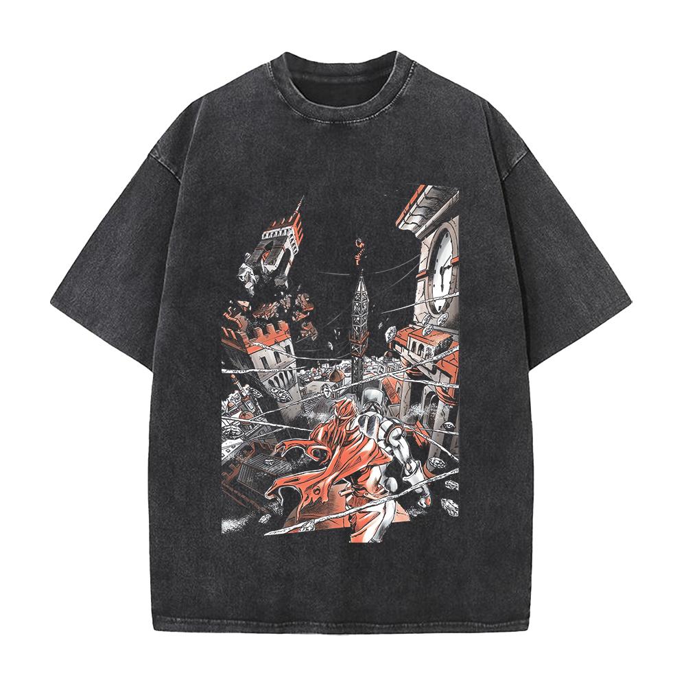 Dio Kakyoin Print T-shirt Anime JoJo s Bizarre Adventure Clothing Men Women Cotton Tshirts Retro Washed T Shirt Harajuku Tops XXL чорний
Dio Kakyoin Print T-shirt Anime JoJo s Bizarre Adventure Clothing Men Women Cotton Tshirts Retro Washed T Shirt Harajuku Tops XXL чорний