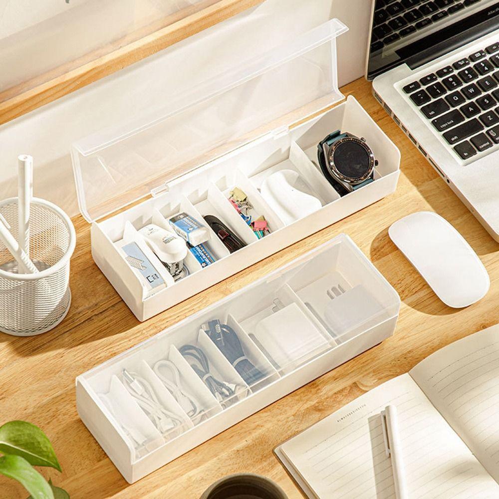 Dustproof Cord Storage Box 7 Grids Charger Cord Organizer Multipurpose Data Cable Storage Box Desk белый
Dustproof Cord Storage Box 7 Grids Charger Cord Organizer Multipurpose Data Cable Storage Box Desk белый