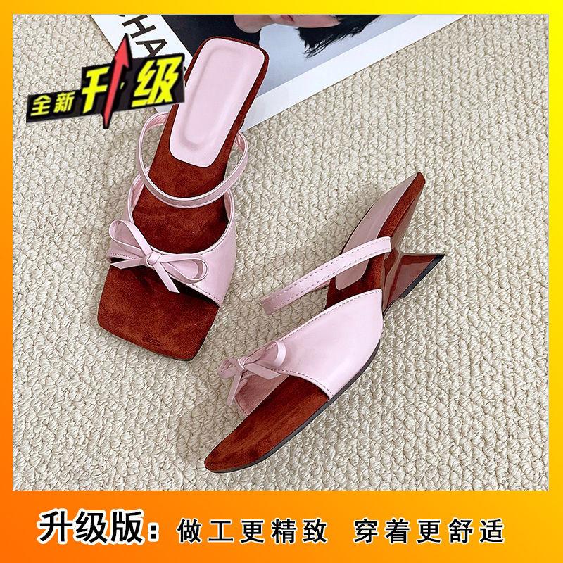 Women s 2025 new summer French retro bow with skirt and wear wedge sandals with skirt and high-heeled slippers 40
Women s 2025 new summer French retro bow with skirt and wear wedge sandals with skirt and high-heeled slippers 40