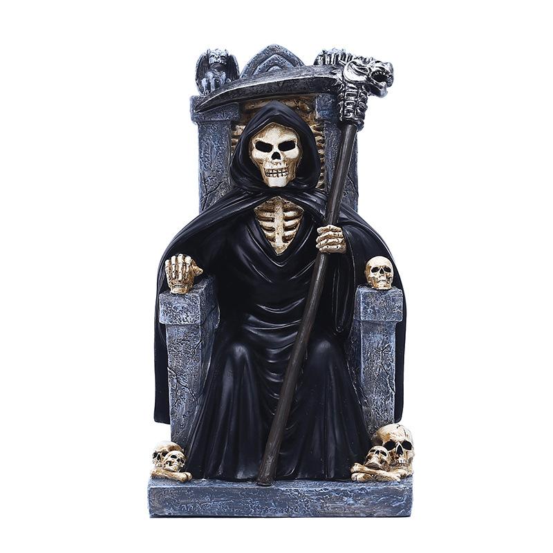 Death Skull Head Statue Carving Horror Home Table Decorative Craft Human Resin Bone Skeletons Sculpture Halloween Ornaments Gift
Death Skull Head Statue Carving Horror Home Table Decorative Craft Human Resin Bone Skeletons Sculpture Halloween Ornaments Gift