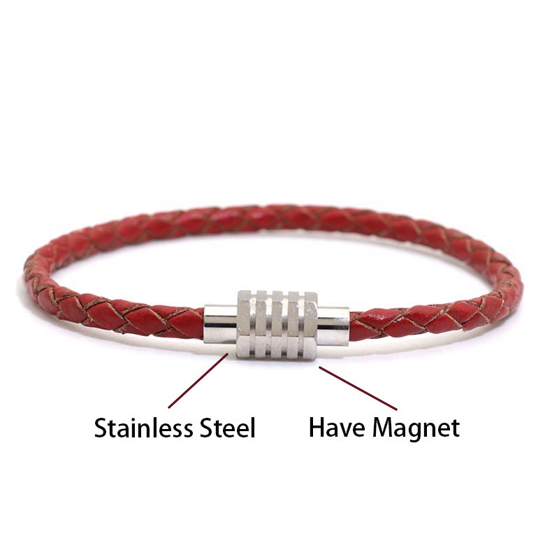 Punk Genuine Leather Bracelet For Men Unfading Stainless Steel Magnet Buckle Wrap Braslet Bangle Leisure Pulseira Gifts For Him
Punk Genuine Leather Bracelet For Men Unfading Stainless Steel Magnet Buckle Wrap Braslet Bangle Leisure Pulseira Gifts For Him