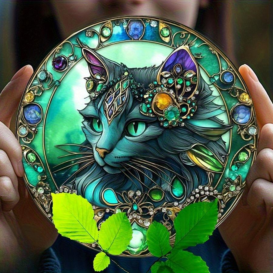 2d Flat 20*20cm Traditional Gemstone Cat Wooden Wall Art, Exquisite Decor, Multipurpose Hanging Ornament, for Home, Kitchen, Garden, Bedroom, Bar. 20x20cm
2d Flat 20*20cm Traditional Gemstone Cat Wooden Wall Art, Exquisite Decor, Multipurpose Hanging Ornament, for Home, Kitchen, Garden, Bedroom, Bar. 20x20cm