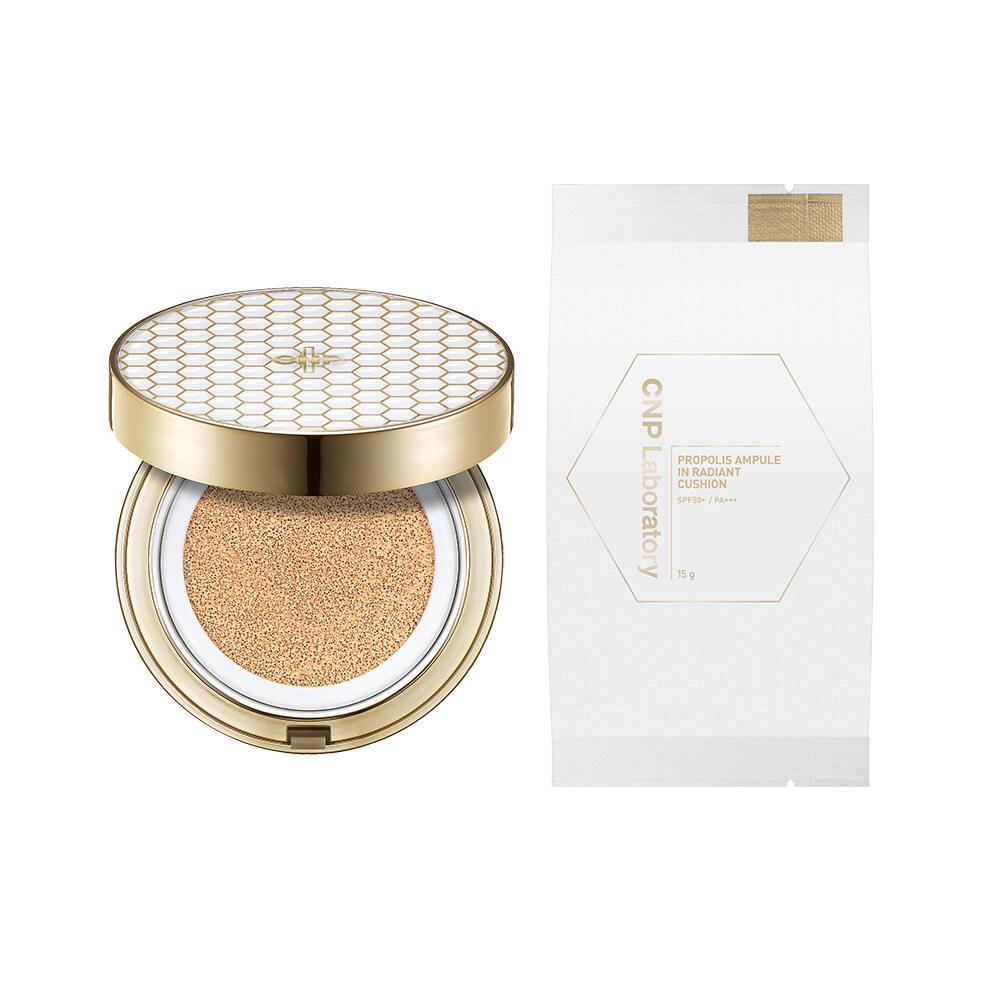 CNP Laboratory Propolis Ampule In Radiant Cushion Set SPF50+PA+++ 15g+15g Refill High-Coverage Cushion Foundation Glow-Boosting Formula #23
CNP Laboratory Propolis Ampule In Radiant Cushion Set SPF50+PA+++ 15g+15g Refill High-Coverage Cushion Foundation Glow-Boosting Formula #23