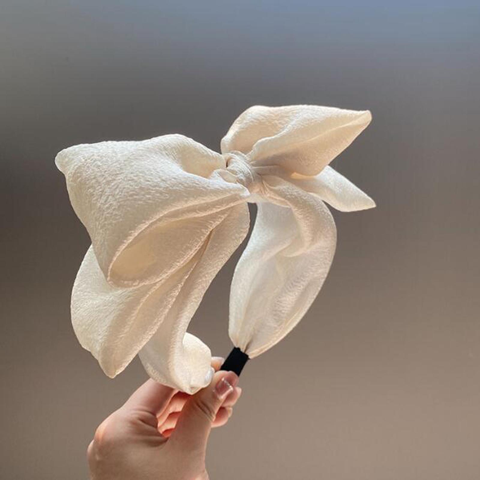 Новая модная женская повязка на голову с большим бантом и узлом, повседневная повязка на голову, свежий цвет, летний тюрбан, широкие боковые аксессуары для волос бежевый
Новая модная женская повязка на голову с большим бантом и узлом, повседневная повязка на голову, свежий цвет, летний тюрбан, широкие боковые аксессуары для волос бежевый