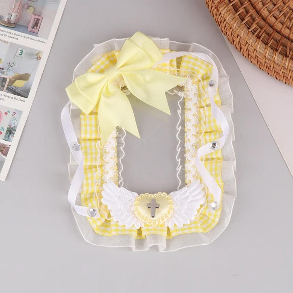 Cute Polyester Bow Photocard Holder Kawaii Lace Sleeve 3 inch Kpop Card Holder Angel Wing Bag School Pendant Photo Decor жёлтый
Cute Polyester Bow Photocard Holder Kawaii Lace Sleeve 3 inch Kpop Card Holder Angel Wing Bag School Pendant Photo Decor жёлтый