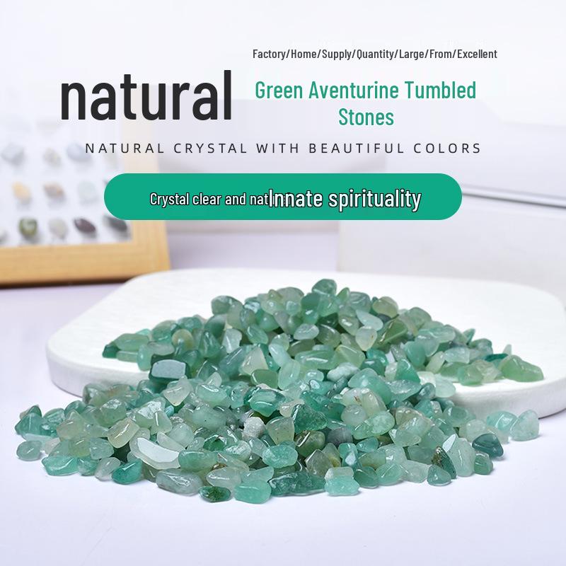 Green Aventurine Crushed Stone for Landscaping, Aromatherapy, Flower Pots, Fish Tanks, and Crafts. 7-9mm 1000g
Green Aventurine Crushed Stone for Landscaping, Aromatherapy, Flower Pots, Fish Tanks, and Crafts. 7-9mm 1000g