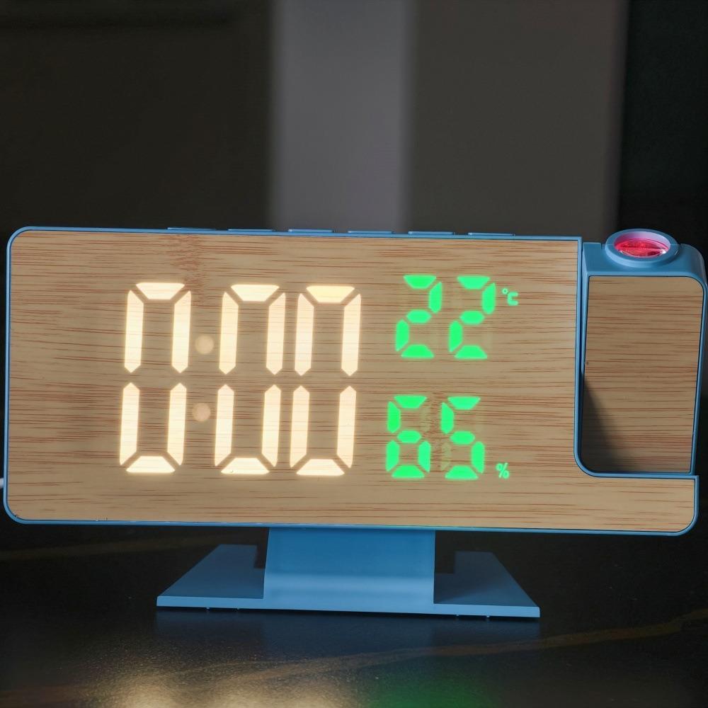 Temperature Humidity LED Projector Clock 12/24 H LED Electronic Clock Home Office синій
Temperature Humidity LED Projector Clock 12/24 H LED Electronic Clock Home Office синій