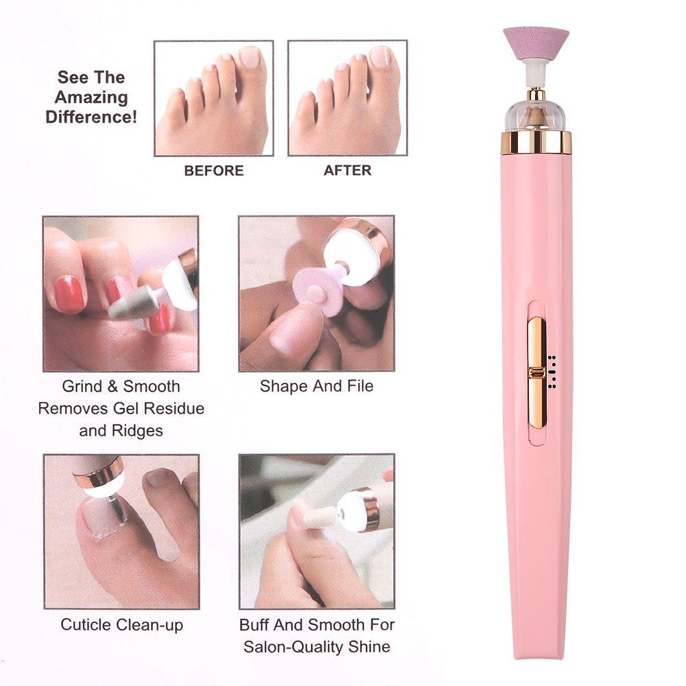 Cordless Electric Nail Drill Machine 5 in 1 Nail Grinder Nail Pedicure Drill Nail Art Drill Set
Cordless Electric Nail Drill Machine 5 in 1 Nail Grinder Nail Pedicure Drill Nail Art Drill Set