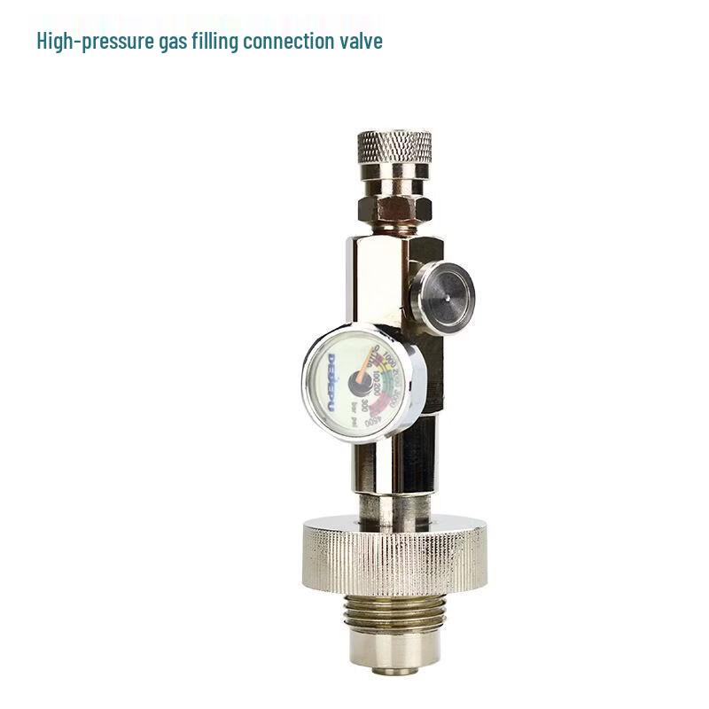 Diving First Stage Regulator Adapter with Pressure Gauge
Diving First Stage Regulator Adapter with Pressure Gauge
