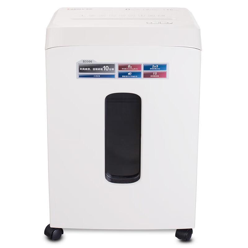 COMIX S3306 High-Efficiency Paper Shredder CN plug (adapter included)
COMIX S3306 High-Efficiency Paper Shredder CN plug (adapter included)