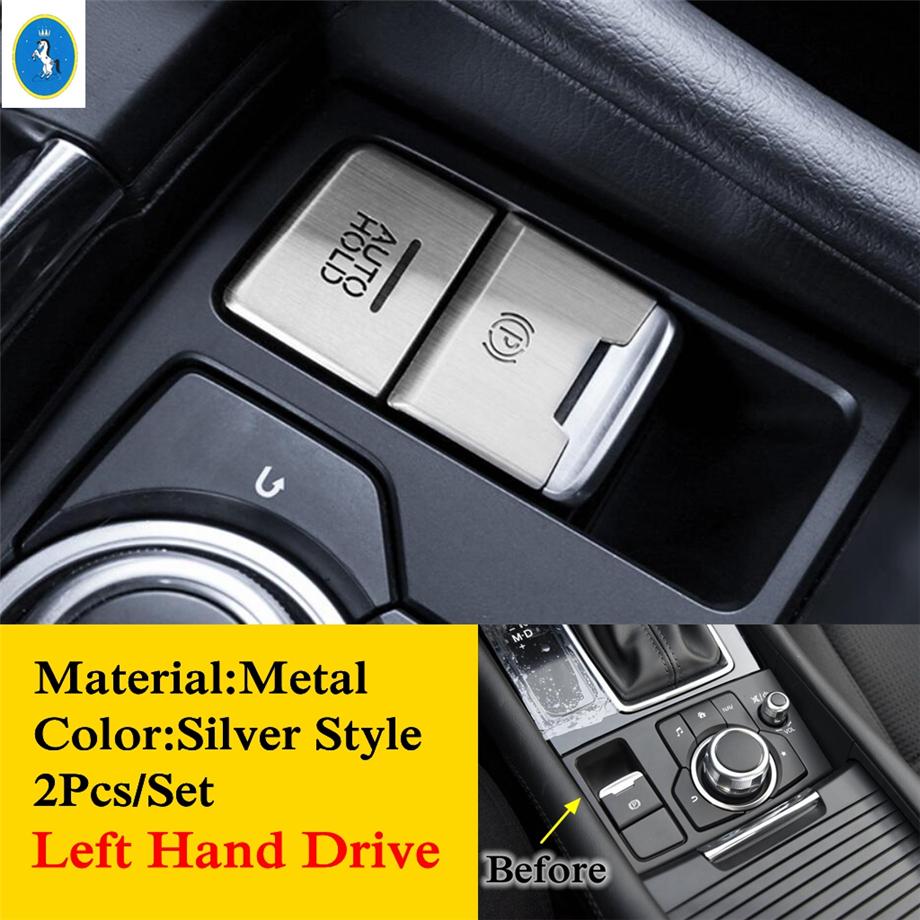 Car Electrical Park Handbrake EPB / Center Multimedia Knob Button Panel Cover Trim For Mazda 3 2017 2018 Interior Accessories Silver 2pcs
Car Electrical Park Handbrake EPB / Center Multimedia Knob Button Panel Cover Trim For Mazda 3 2017 2018 Interior Accessories Silver 2pcs