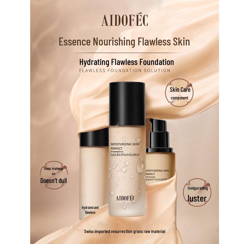 Adolphe Hydrating Foundation & Concealer: Moisturizing, Long-lasting, Oil Control, Non-transferring, Invisible Pores, Skin Brightening. 35g
Adolphe Hydrating Foundation & Concealer: Moisturizing, Long-lasting, Oil Control, Non-transferring, Invisible Pores, Skin Brightening. 35g