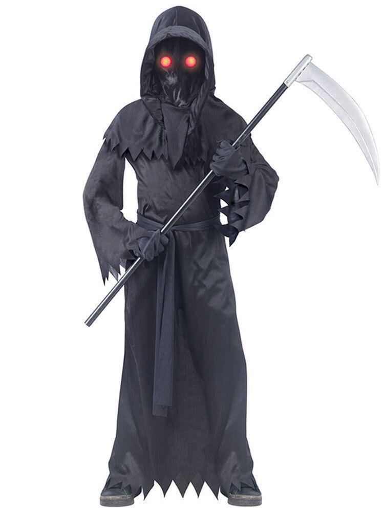 Детские костюмы для косплея на Хэллоуин: Мрачный жнец со светящимися очками, идеально подходит для сценических выступлений. L
Детские костюмы для косплея на Хэллоуин: Мрачный жнец со светящимися очками, идеально подходит для сценических выступлений. L