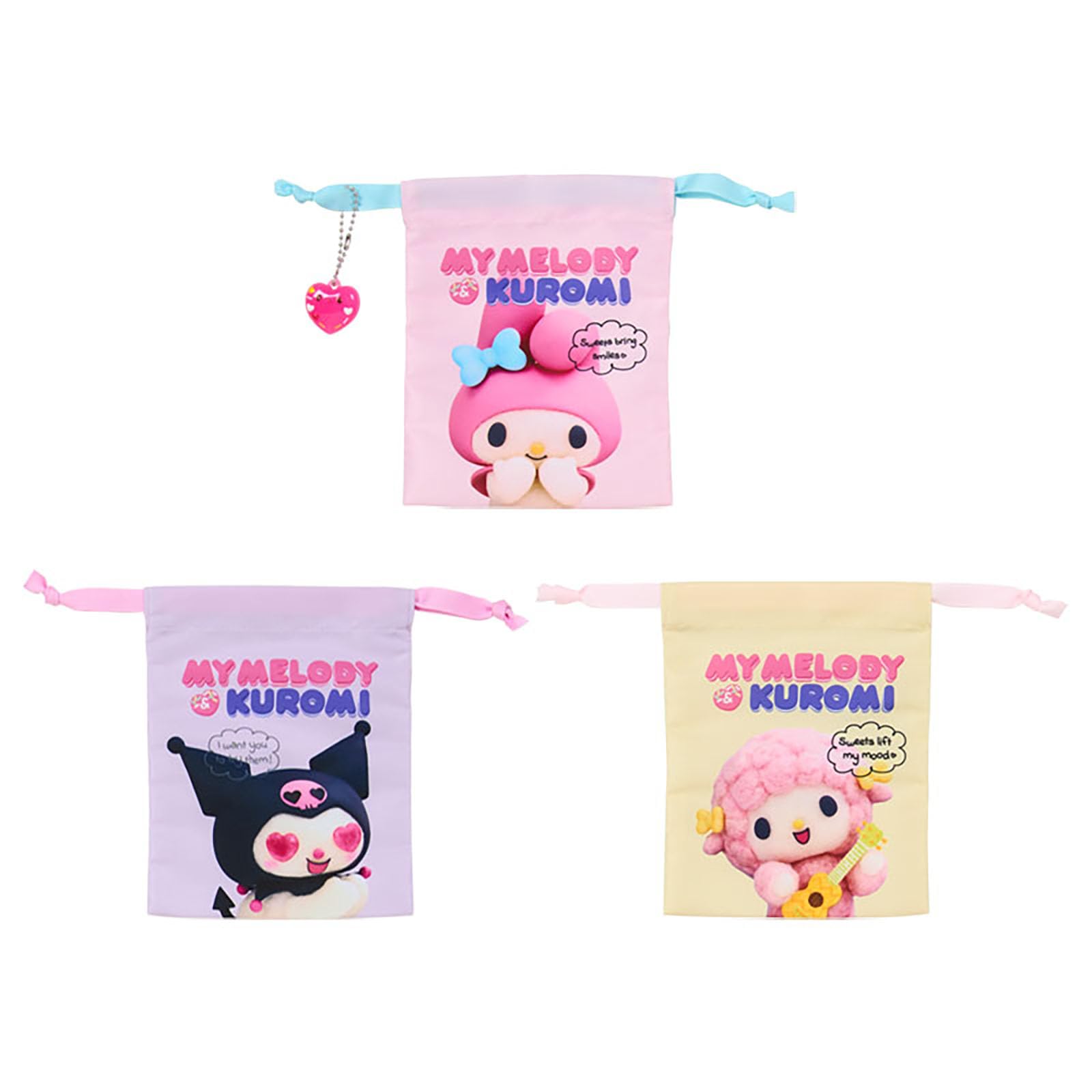 Sanrio Набор мешочков на шнурке из 3 штук Оригинальное аниме My Melody My Melody Kuromi Рекомендовано для детей от 3 лет 879983 (Netflix и Куроми) & Полиэстер/ПВХ
Sanrio Набор мешочков на шнурке из 3 штук Оригинальное аниме My Melody My Melody Kuromi Рекомендовано для детей от 3 лет 879983 (Netflix и Куроми) & Полиэстер/ПВХ