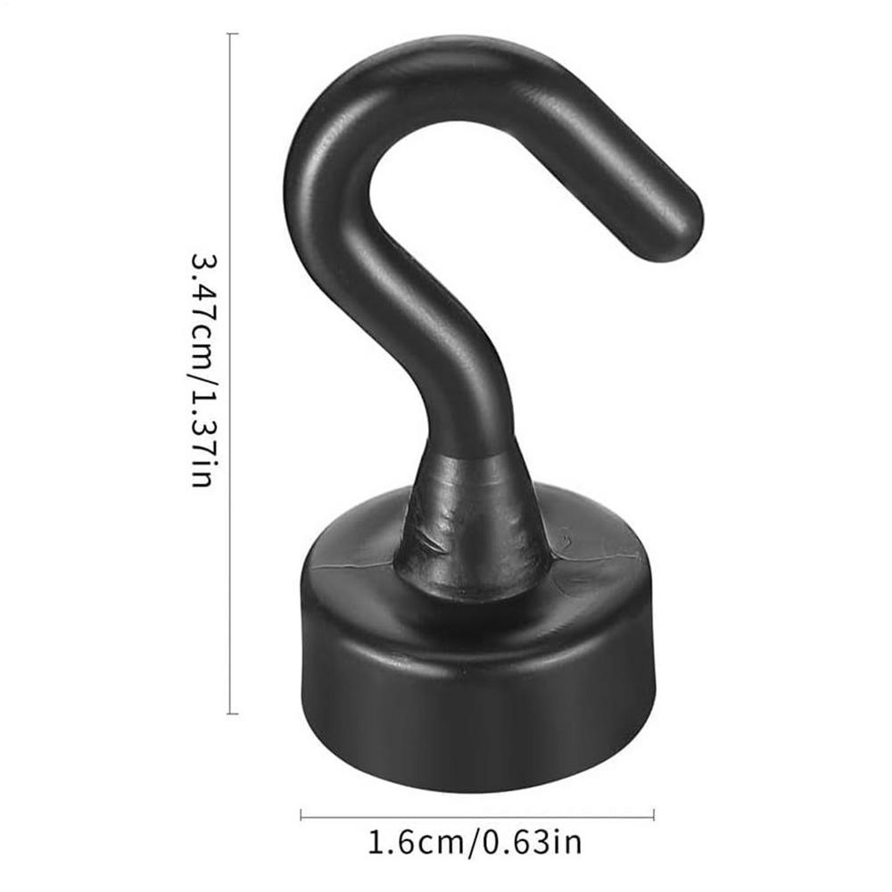 Magnet Hooks 10 Pieces Heavy Duty Wall Mount Super Strong Metal Magnetic Hooks For Kitchen Bathroom Bedroom Refrigerator Garage чорний
Magnet Hooks 10 Pieces Heavy Duty Wall Mount Super Strong Metal Magnetic Hooks For Kitchen Bathroom Bedroom Refrigerator Garage чорний