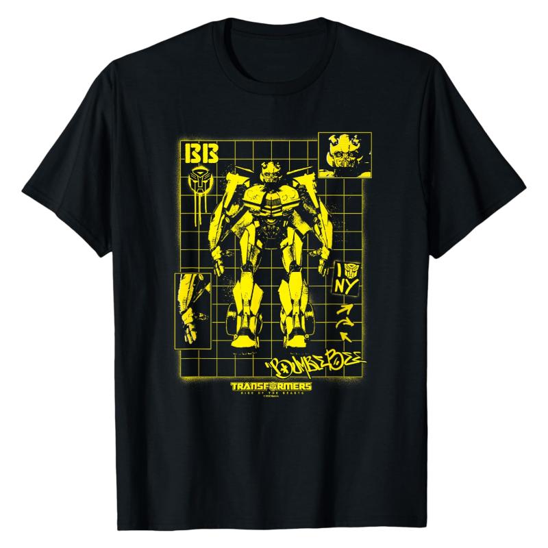 Bumblebee TShirt Transformers Monochrome Street Art B127 NYC Inspired Grid Print Crew Neck Cotton Oversized Trendy Tops S
Bumblebee TShirt Transformers Monochrome Street Art B127 NYC Inspired Grid Print Crew Neck Cotton Oversized Trendy Tops S