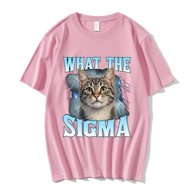 What The Sigma Funny Meme Cat Graphic T-Shirts Men s Women Cotton Casual Oversized Short Sleeve T Shirts Cotton T Shirt 3XL
What The Sigma Funny Meme Cat Graphic T-Shirts Men s Women Cotton Casual Oversized Short Sleeve T Shirts Cotton T Shirt 3XL