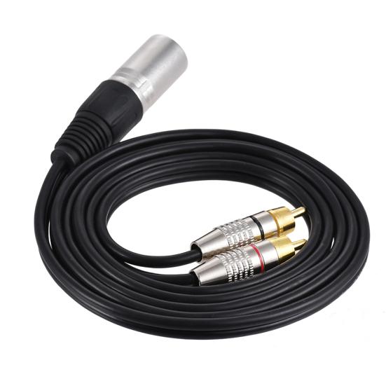 3M 1 XLR to 2 RCA Male Plug Stereo Audio Cable Connector Y Splitter Wire Cord
3M 1 XLR to 2 RCA Male Plug Stereo Audio Cable Connector Y Splitter Wire Cord