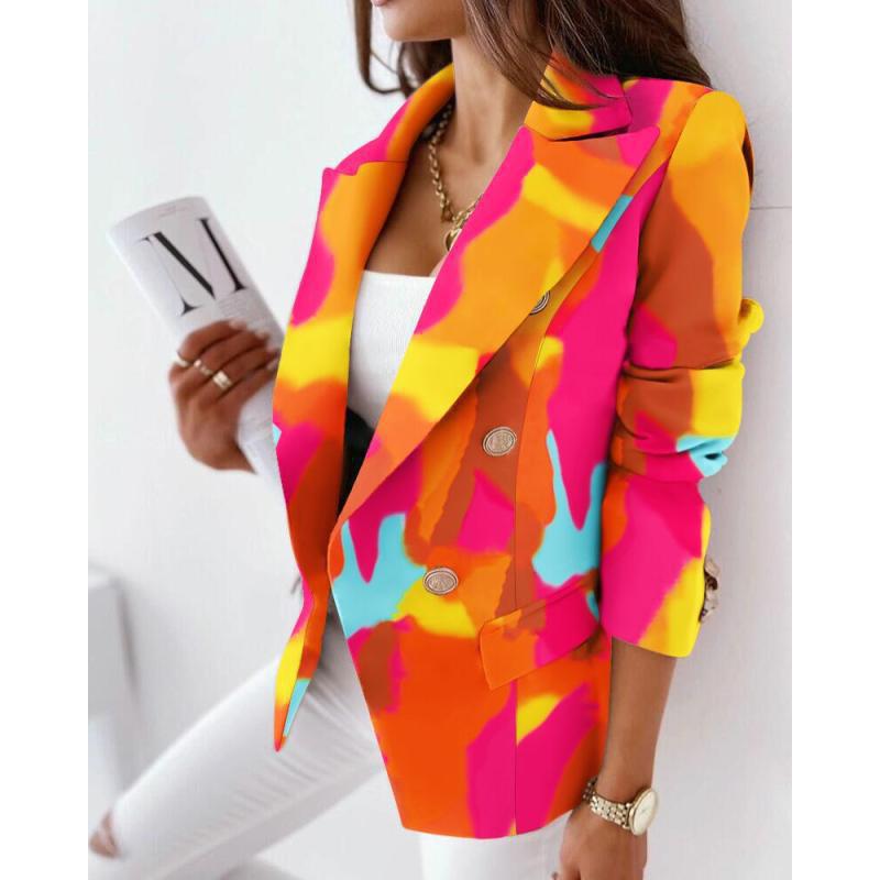 2023 New Spring Autumn Hot-Selling Long Sleeve Double-Breasted Printed Blazer Jacket Large (L)
2023 New Spring Autumn Hot-Selling Long Sleeve Double-Breasted Printed Blazer Jacket Large (L)