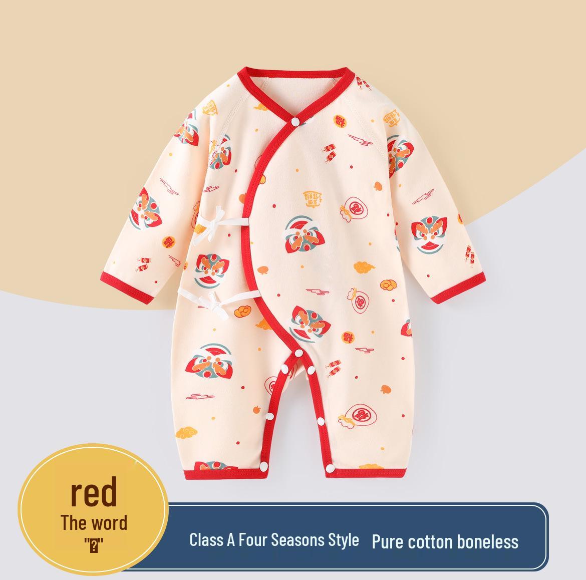 Ромпер з довгим рукавом з чистої бавовни для новонародженого: Весняно-осінній дитячий костюм ченця на зав язках 59cm (2-4 months)
Ромпер з довгим рукавом з чистої бавовни для новонародженого: Весняно-осінній дитячий костюм ченця на зав язках 59cm (2-4 months)