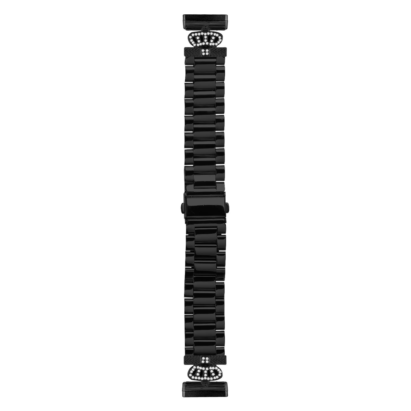 Stainless Steel Strap for Fitbit Versa 4/Sense 2 Crown Shape Rhinestone Decor Watch Band Colorful
Stainless Steel Strap for Fitbit Versa 4/Sense 2 Crown Shape Rhinestone Decor Watch Band Colorful