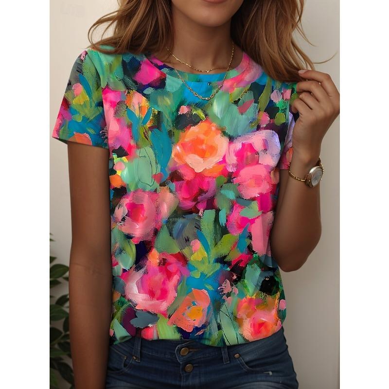 Women s T Shirt Print Floral Graphic Plants Vintage Stylish Classic Short Sleeve Crew Neck Regular Tops 5XL
Women s T Shirt Print Floral Graphic Plants Vintage Stylish Classic Short Sleeve Crew Neck Regular Tops 5XL
