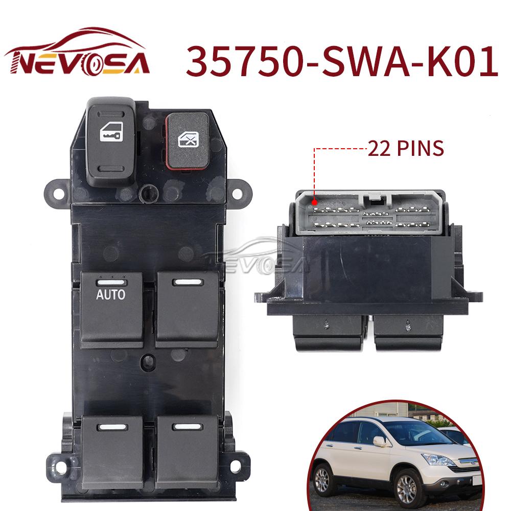 Для Honda CR-V CRV 2007-2011 SUV MK3 RE1 RE5 RE7 35750SWAK01 35750-SWA-K01 Електричний перемикач кнопки управління склопідйомником Master Swtich
Для Honda CR-V CRV 2007-2011 SUV MK3 RE1 RE5 RE7 35750SWAK01 35750-SWA-K01 Електричний перемикач кнопки управління склопідйомником Master Swtich