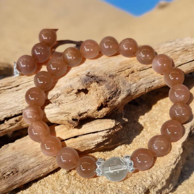 Exquisite Natural Orange Moonstone & Sunstone Peach Blossom Crystal Bracelet for Girlfriend
Exquisite Natural Orange Moonstone & Sunstone Peach Blossom Crystal Bracelet for Girlfriend