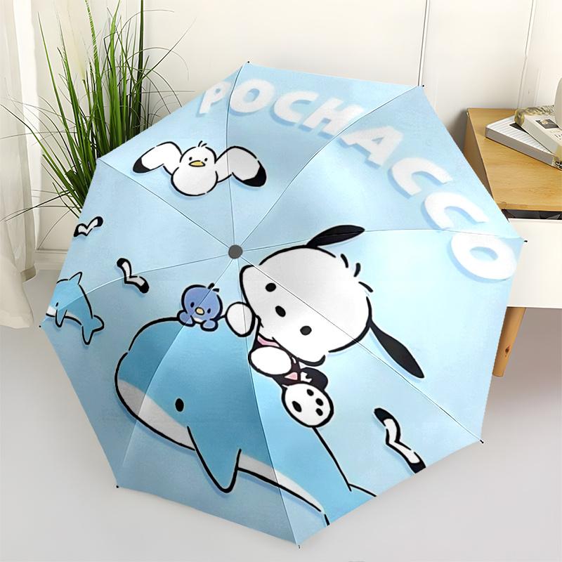 1pc Pochacco Automatic Opening/Closing Umbrella with Convenient Three-Fold Design, 8-Bone Iron Frame, Outdoor, Perfect Gift for Fans, Travelers, Daily
1pc Pochacco Automatic Opening/Closing Umbrella with Convenient Three-Fold Design, 8-Bone Iron Frame, Outdoor, Perfect Gift for Fans, Travelers, Daily