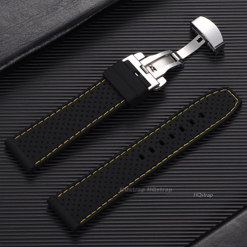 20mm 22mm Silicone Watch Strap with Butterfly Buckle Bands Breathable Soft Rubber Wrist Band Men Women Sport Waterproof Bracelet 20mm
20mm 22mm Silicone Watch Strap with Butterfly Buckle Bands Breathable Soft Rubber Wrist Band Men Women Sport Waterproof Bracelet 20mm