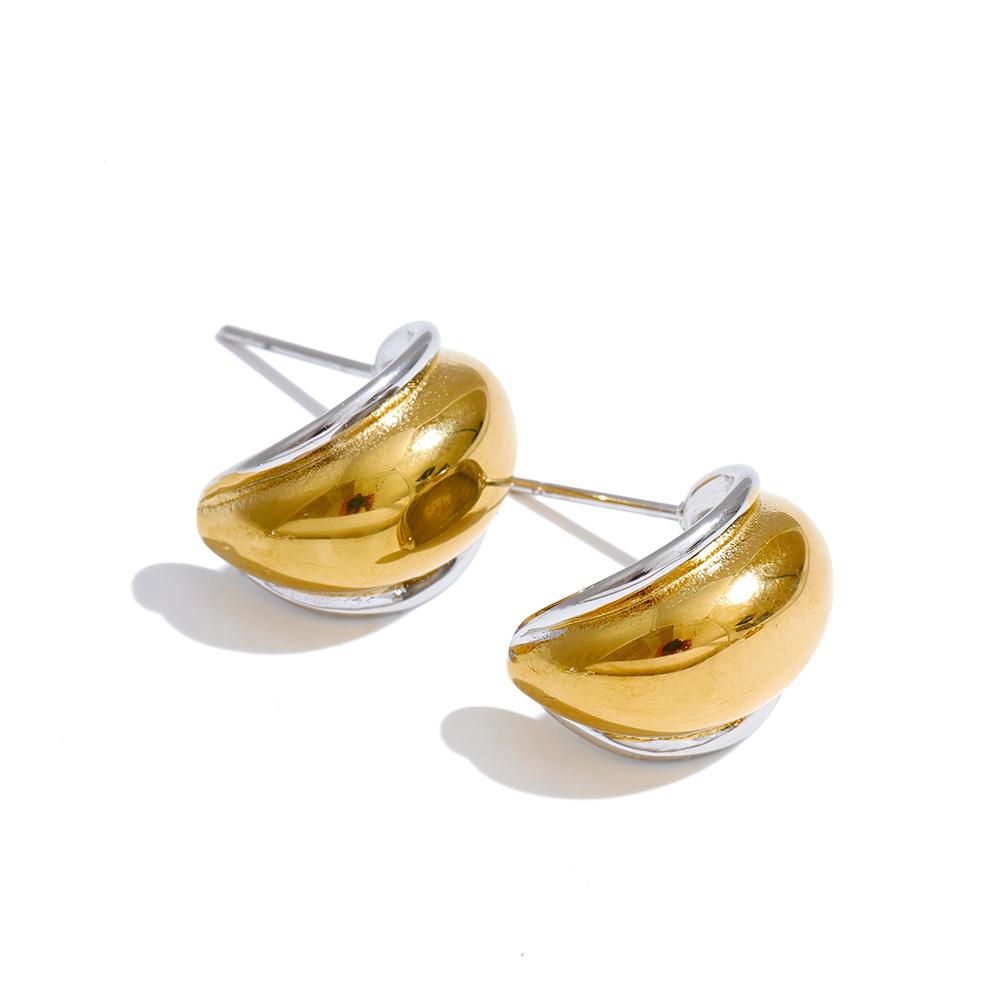 Yhpup Minimalist Smooth Stainless Steel C-Shape Huggie Earrings for Women Daily Versatile Wear Popular Jewelry Wholesale
Yhpup Minimalist Smooth Stainless Steel C-Shape Huggie Earrings for Women Daily Versatile Wear Popular Jewelry Wholesale