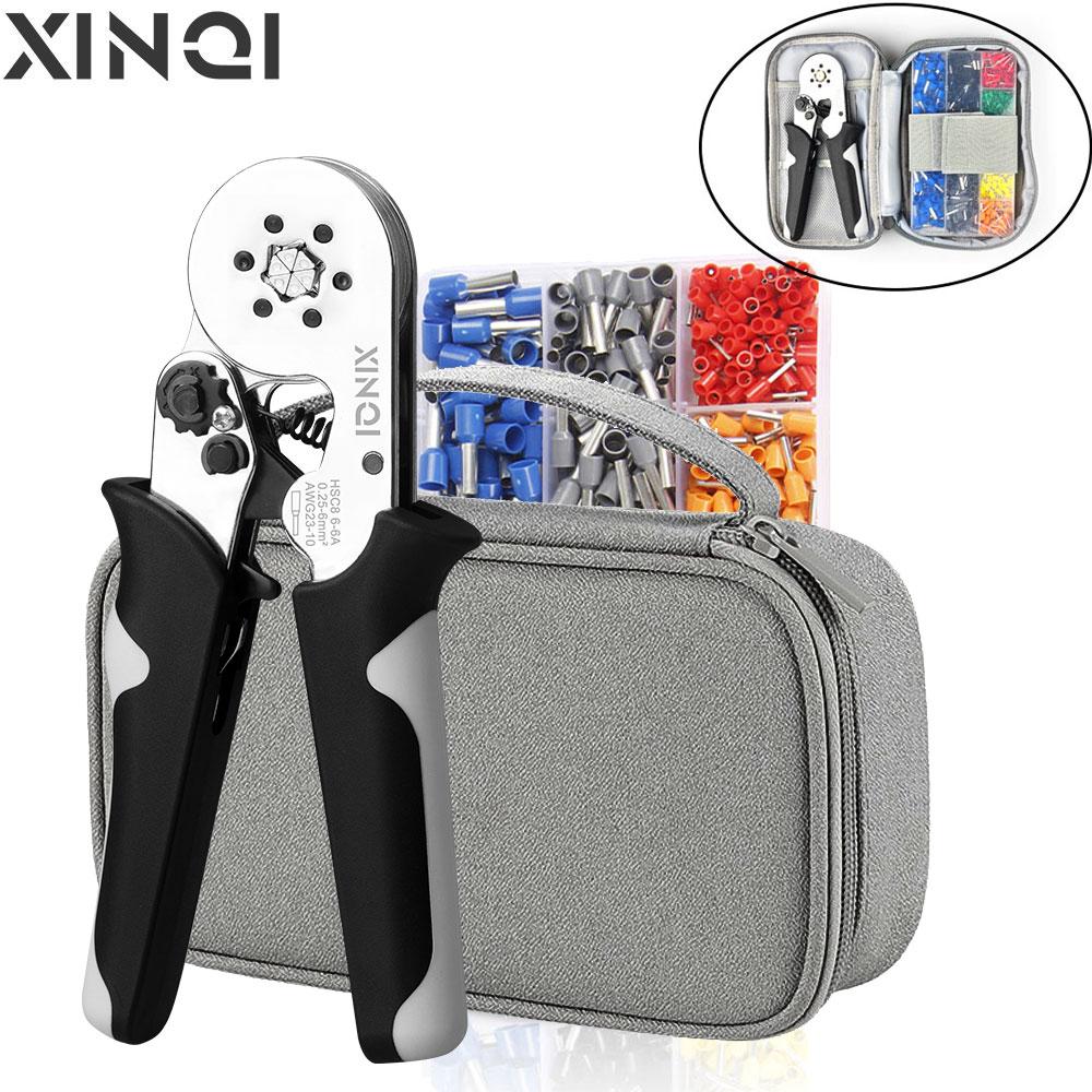 0.08-6mm2 Tubular Terminal Crimping Pliers HSC8 6-6A Crimper Wire Mini Ferrule Crimper Tools Household Electrical Kit With Bag
0.08-6mm2 Tubular Terminal Crimping Pliers HSC8 6-6A Crimper Wire Mini Ferrule Crimper Tools Household Electrical Kit With Bag
