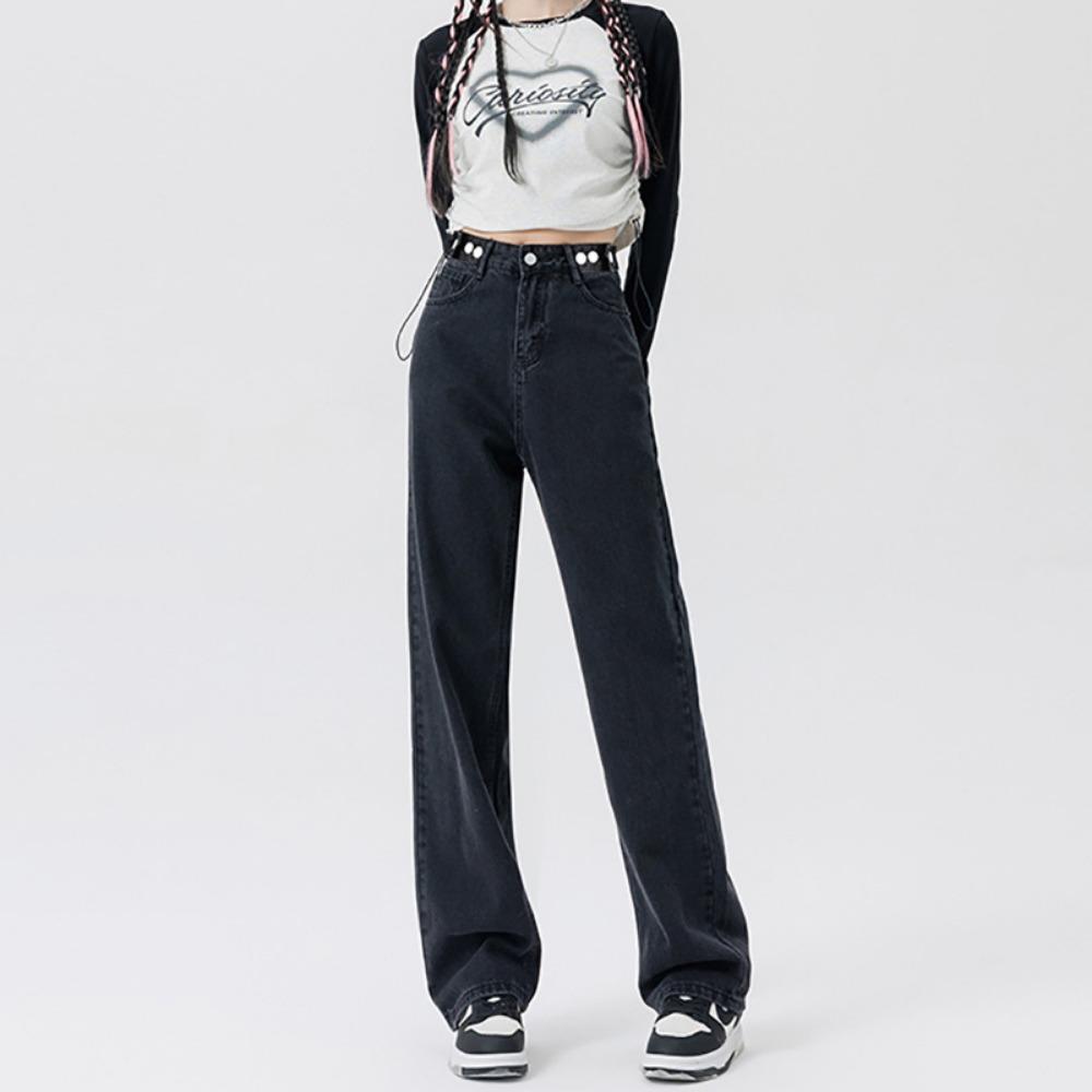 Осенние новые джинсы с высокой талией, узкие широкие штанины, женские прямые, драпирующиеся, свободные и тонкие, маленькие брюки до пола 2XL
Осенние новые джинсы с высокой талией, узкие широкие штанины, женские прямые, драпирующиеся, свободные и тонкие, маленькие брюки до пола 2XL