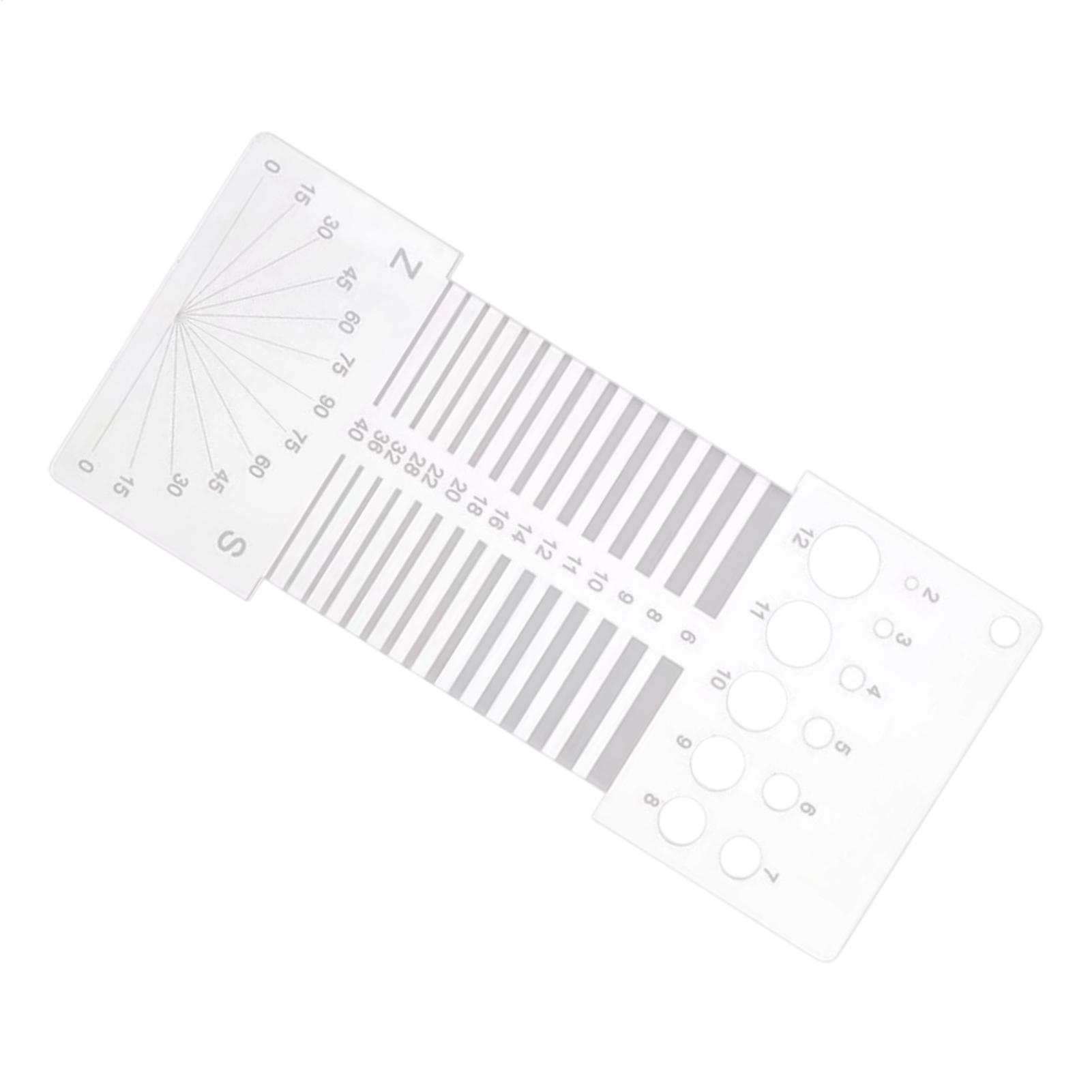 Crochet Gauge Tool 12 Holes Portable Acrylic Twist Angle Spinner Combination Ruler For Beginners Tailors Sewing Threading China Mainland
Crochet Gauge Tool 12 Holes Portable Acrylic Twist Angle Spinner Combination Ruler For Beginners Tailors Sewing Threading China Mainland