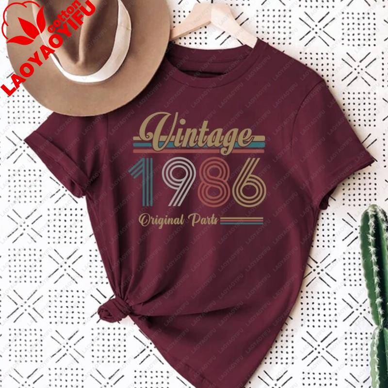 1986 Vintage Birthday Shirt 40th Birthday Best Friend Limited 1986 Tee Women Clothes Graphic T Shirts Y2k Top Harajuku Tops Tee 3XL
1986 Vintage Birthday Shirt 40th Birthday Best Friend Limited 1986 Tee Women Clothes Graphic T Shirts Y2k Top Harajuku Tops Tee 3XL